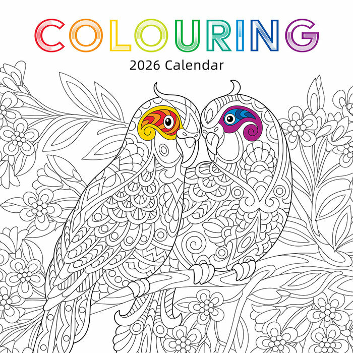 Calendrier Mural 2025  Colorier Coloriage Dtente
