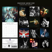 Calendrier Papier 2025 Freddie Mercury Queen Chanteur