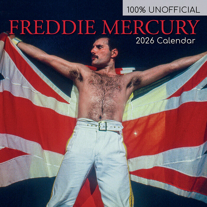 Calendrier Mural 2025 Freddie Mercury Queen Chanteur