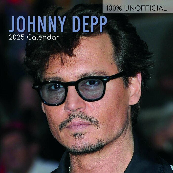 Calendrier Mural 2025 Johnny Depp Chanteur