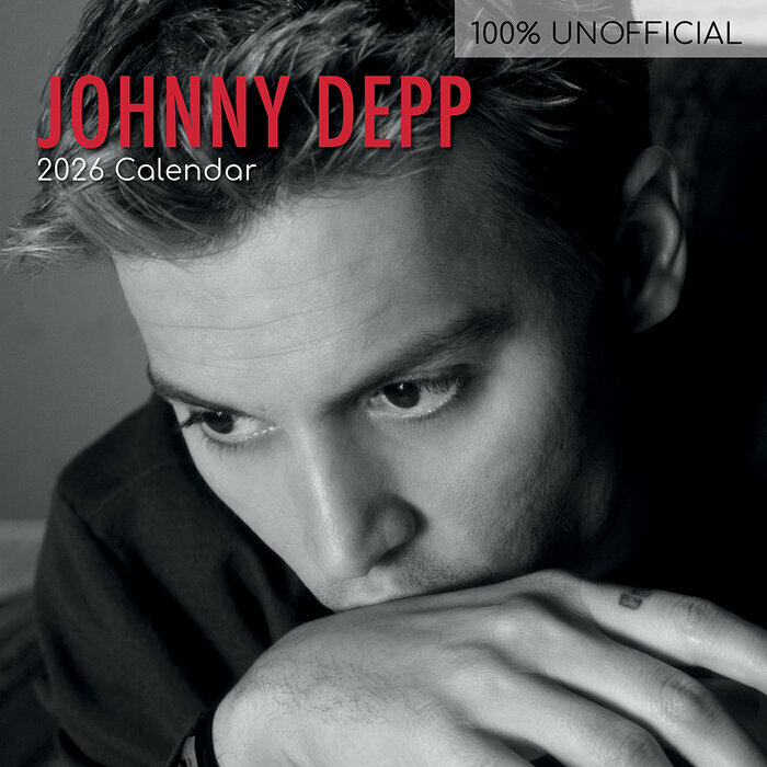 Calendrier Mural  2025 Johnny Depp Chanteur