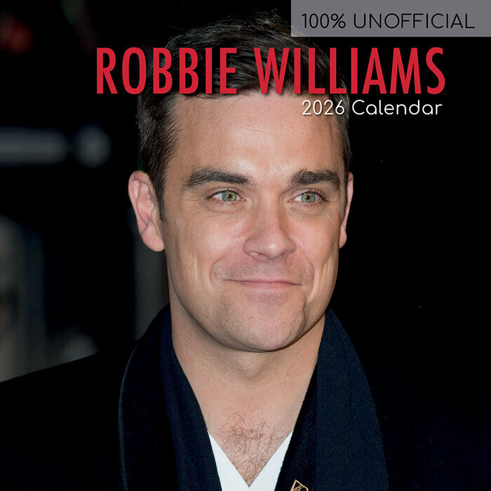 Calendrier Mural 2026 Robbie Williams Chanteur