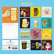 Calendrier 2026 Affiches Humoristiques Fan Bière