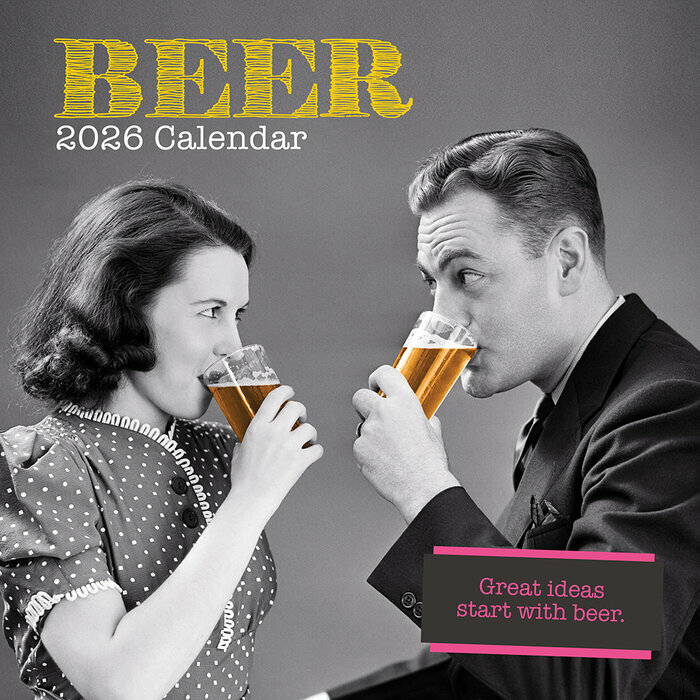 Calendrier Mural 2025 Photo Humour Fan Bire 