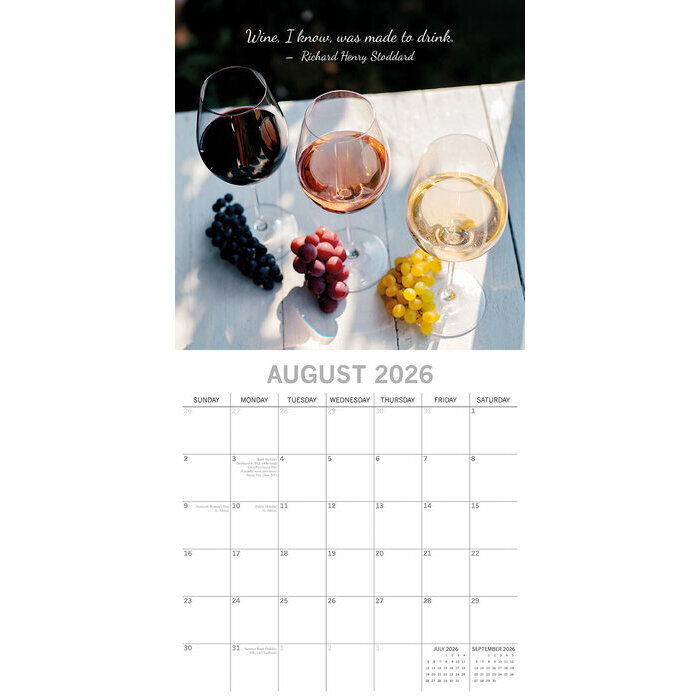 Calendrier Amateurs 2025 Amateurs de Vins Instants Dgustations