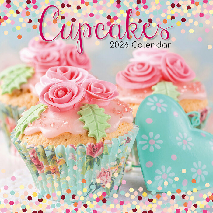 Calendrier Mural 2026 Pâtisserie Cupcakes