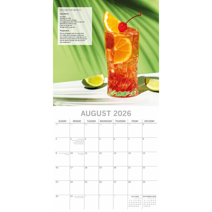 Calendrier 2025 Cocktails Mixologie