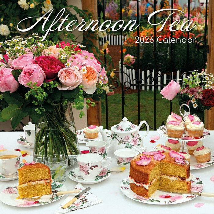 Calendrier Mural 2026 Gouters Afternoon Tea Gourmands
