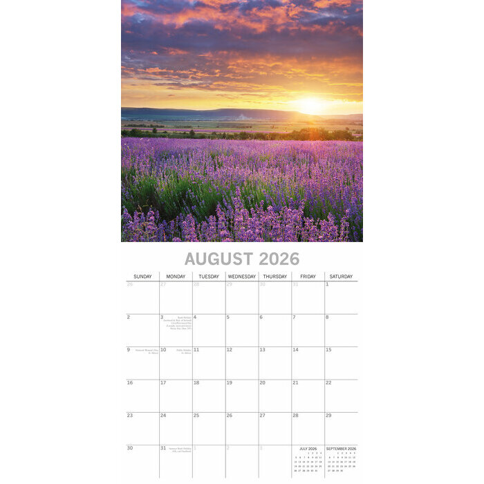 Calendrier2026 Provence et sa Lavande
