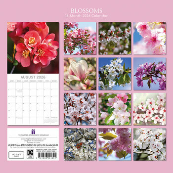 Calendrier 2026 Arbres en Fleurs Printemps Cerisiers