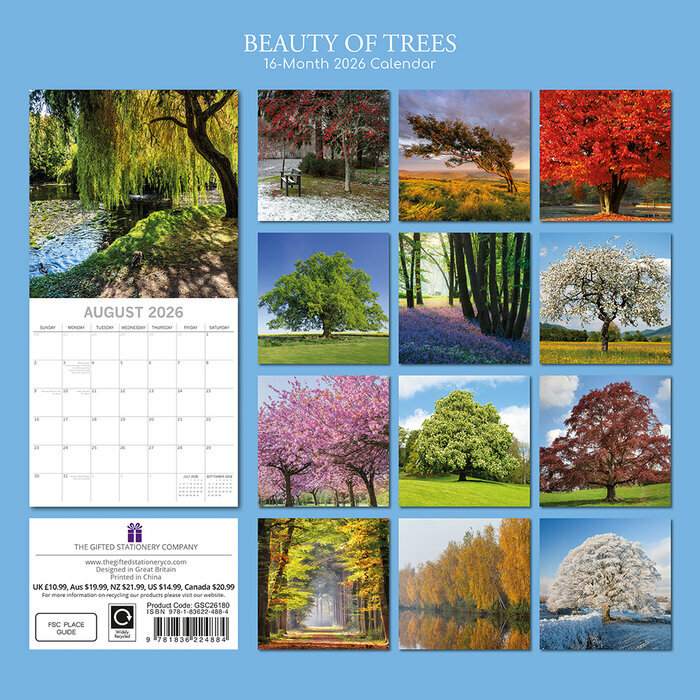 Calendrier 2026 Beauté des Arbres Majestueux