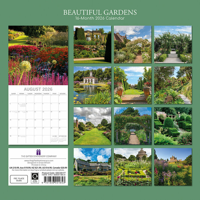Calendrier  2026 Beauté des Jardins