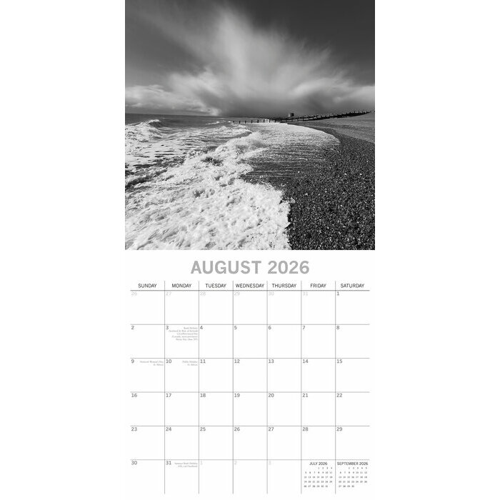 Calendrier Mural 2026 Bord de Mer 