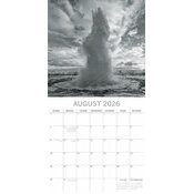 Calendrier Mural 2026 Nature Dchaine Orage  Noir et Blanc
