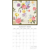Calendrier papier 2026 Dessins Botanique Fleurs