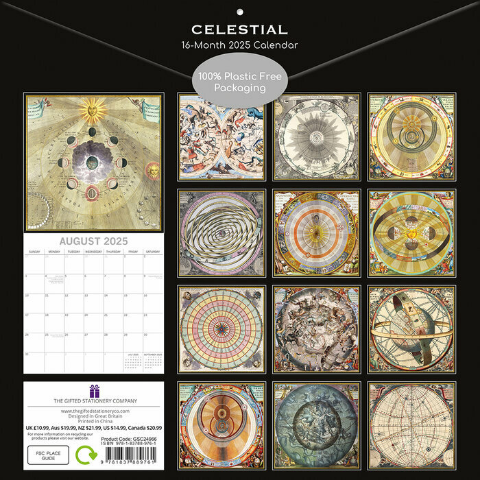 Calendrier Papier 2025 Voies et Corps Clestes Anges