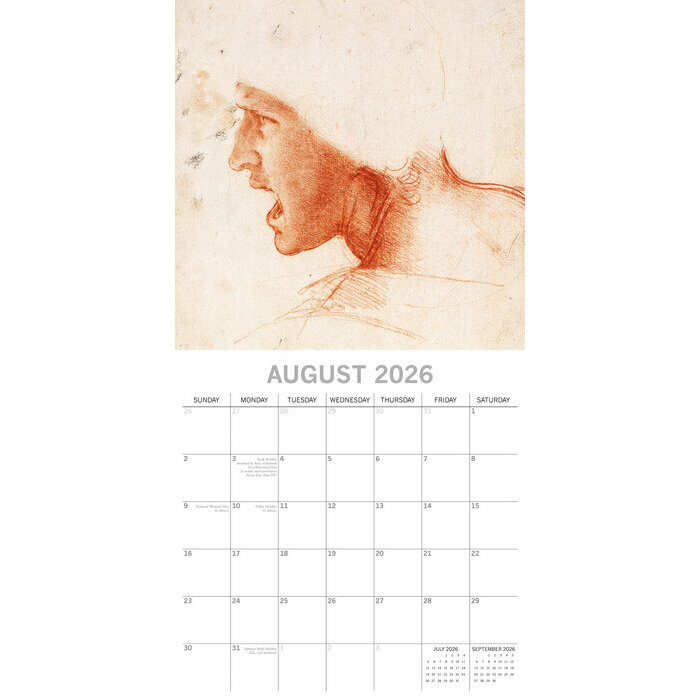 Calendrier  2026  Lonard De Vinci