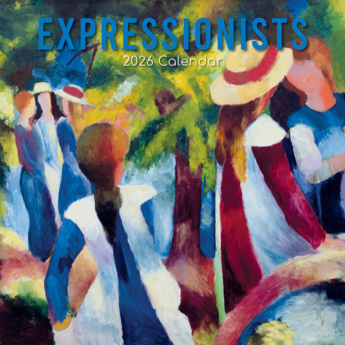 Calendrier Mural 2026 Artistes Mouvement Expressionniste