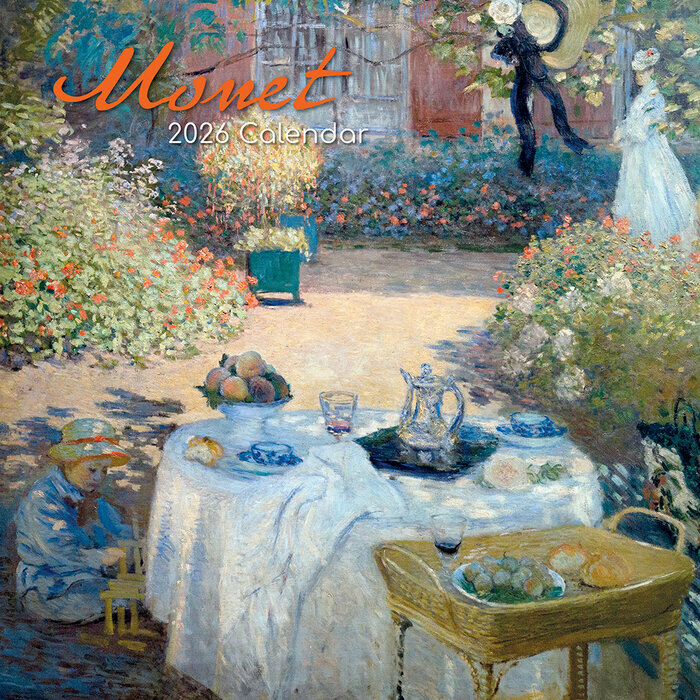 Calendrier Mural 2026 Artiste Claude Monet