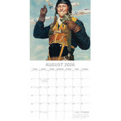 Calendrier Mural 2026  Norman Rockwell Saturday Evening Post
