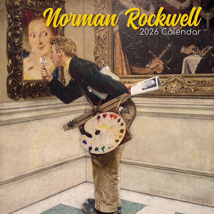 Calendrier Mural 2026 Artiste Norman Rockwell Saturday Evening Post