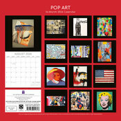 Calendrier 2026 Artiste Pop art