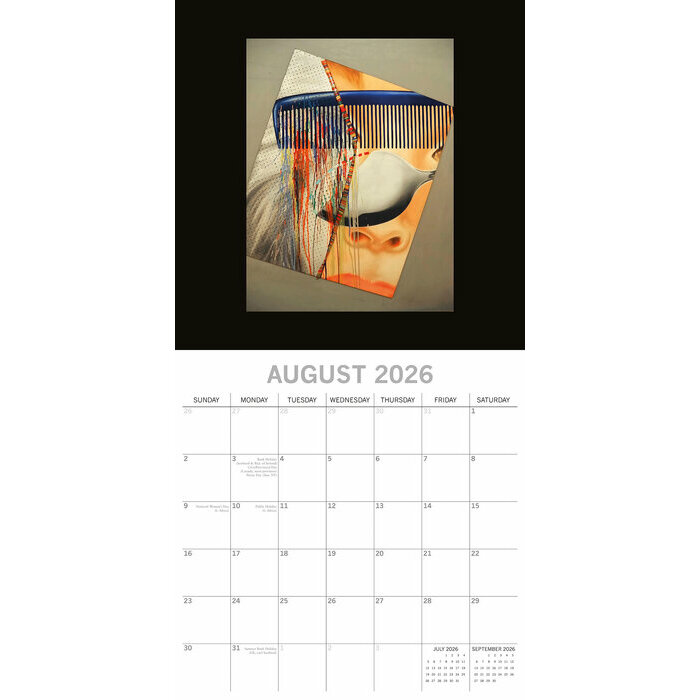 Calendrier Mural 2026 Pop art