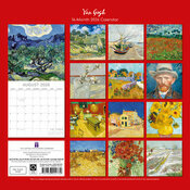 Calendrier 2026 Artiste Vincent Van Gogh