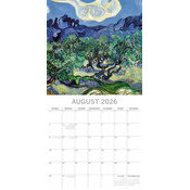 Calendrier Mural 2026  Vincent Van Gogh