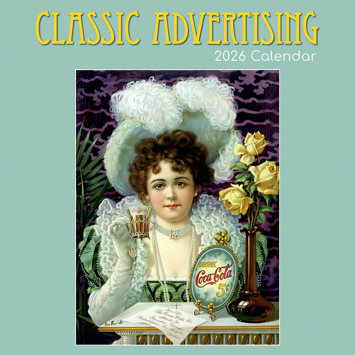 Calendrier Mural 2026 Affiches Publicitaires Rtro Vintage