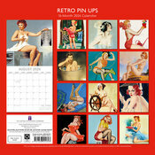 Calendrier 2026 Pin up Rétro Vintage
