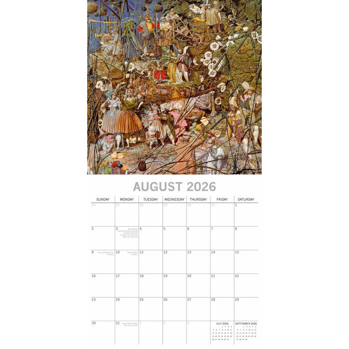 Calendrier Mural 2026 Dessins Fes 