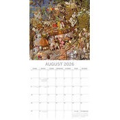 Calendrier Mural 2026 Dessins Fes 