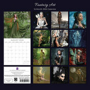 Calendrier 2026 Art Fantaisy Fantastique