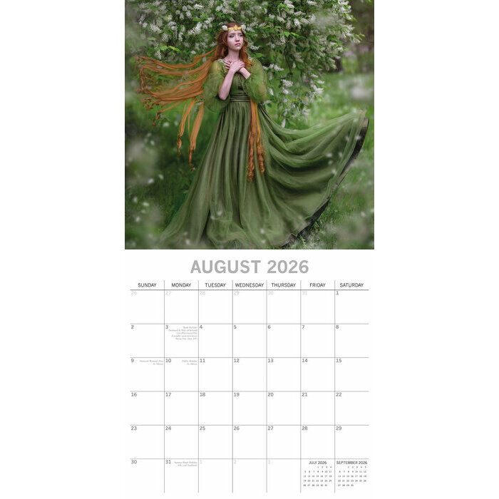 Calendrier 2026 Fantaisy Fantastique