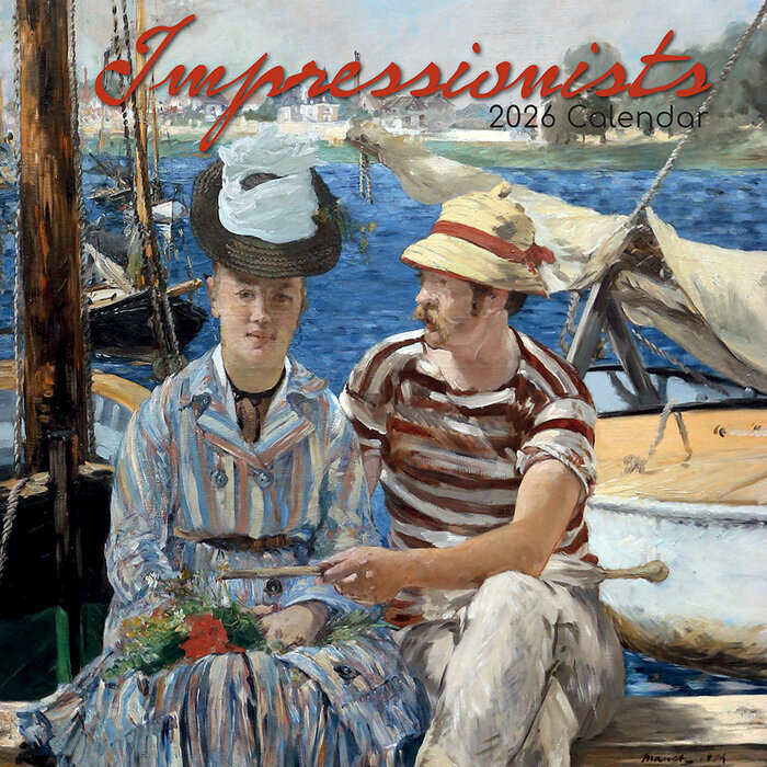 Calendrier Mural 2026 Artistes Mouvement Impressionniste