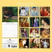 Calendrier  2026 Artistes Mouvement Pre-Raphaelite