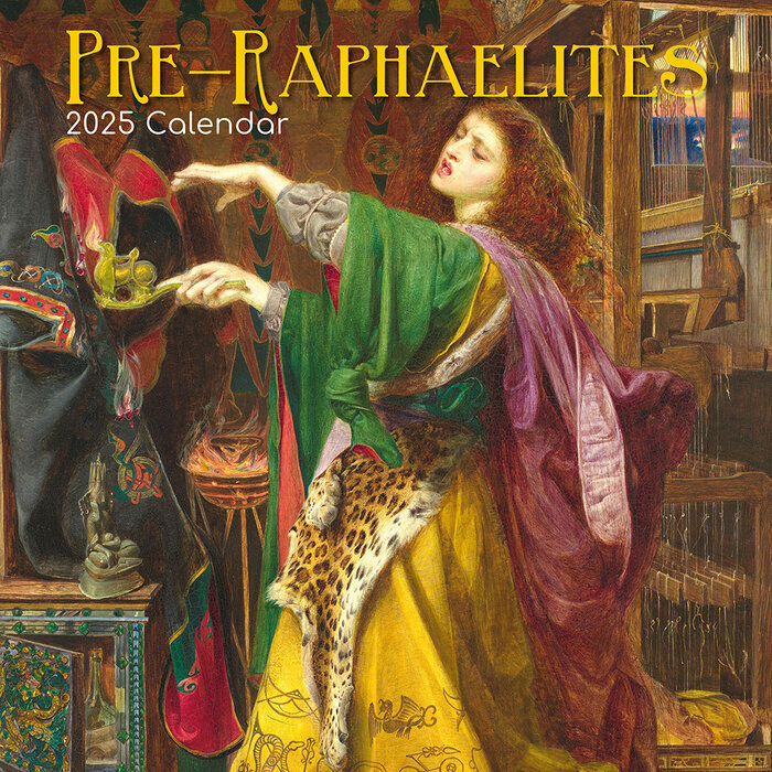 Calendrier Mural 2025 Artistes Mouvement Pre-Raphaelites