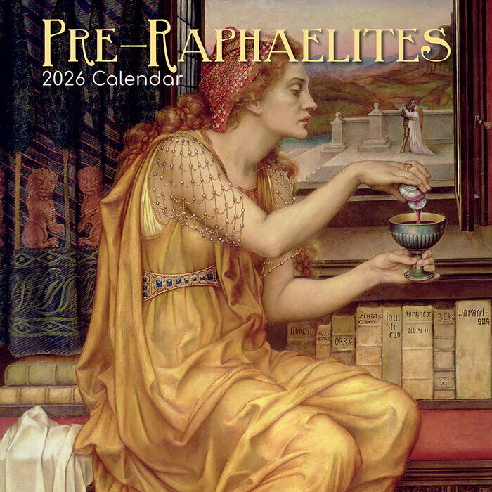 Calendrier Mural 2026 Artistes Mouvement Pre-Raphaelite