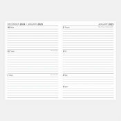 Agenda Banksy 2025 papier