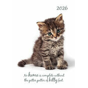 Agenda Papier Chaton Mignon 2026