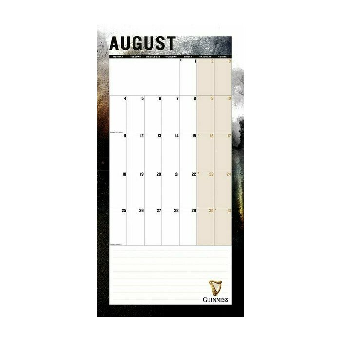 Calendrier 2025 Bire Irlandaise Guinness 