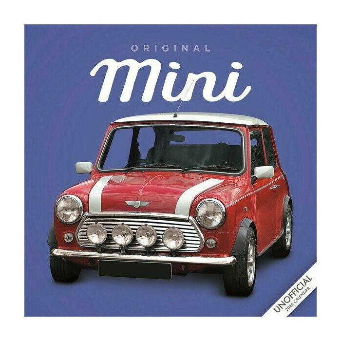 Calendrier Mural 2025 Voitures Mini Originale