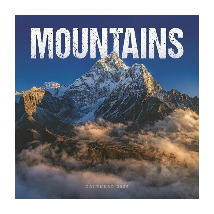 Calendrier Mural 2025 Plus Belles Montagnes du Monde