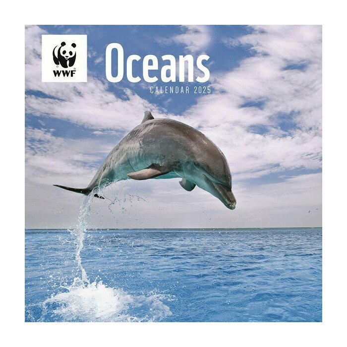 Calendrier Mural 2025 Ocan et Vie Sous Marine WWF