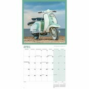 Calendrier 2025 Scooters Vintage Rtro