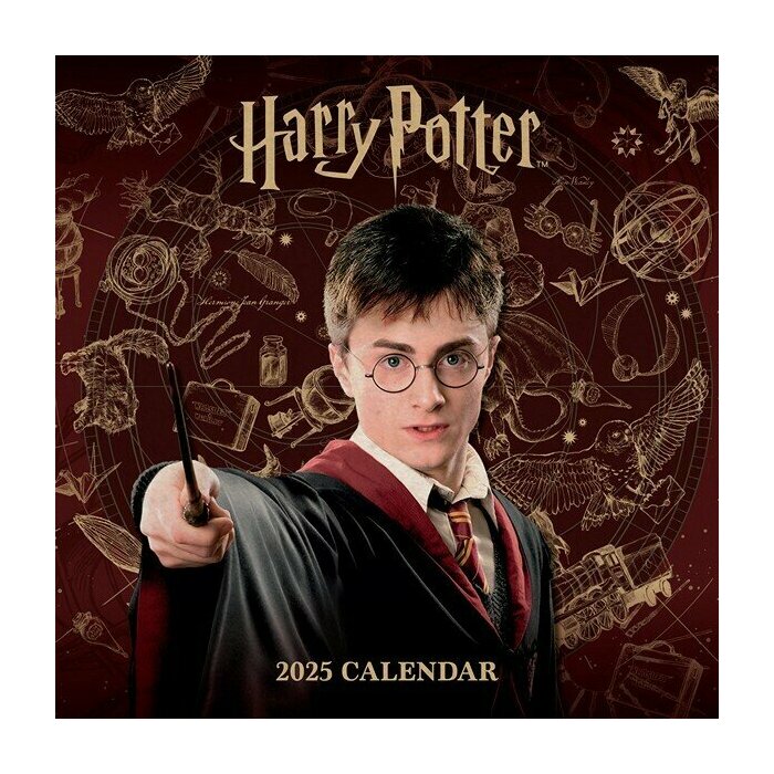 Calendrier Mural 2025 Harry Potter Film Saga