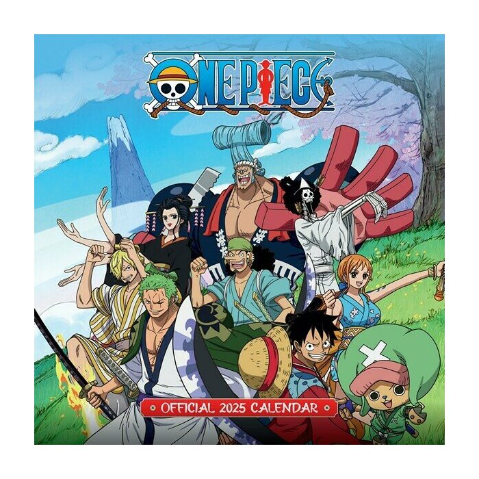 Calendrier Mural 2025 Manga One Piece