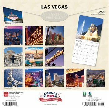 Calendrier 2026 Las Vegas Etats-Unis