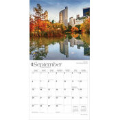 Calendrier Mural 2026 New York Etats-Unis